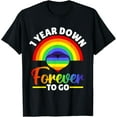 thumbnail image 1 of Gay Wedding Anniversary 1 Year Down Forever to go LGBTQ+ T-Shirt01, 1 of 3