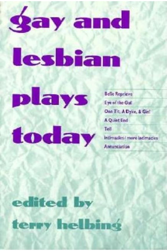 Pre-Owned Gay and Lesbian Plays Today (Paperback)