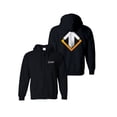 thumbnail image 1 of Gaya Entertainment Escape Gaming Large Logo Black Zip-Up Men's Hoodie, X-Large Male, 1 of 1