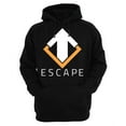 thumbnail image 1 of Gaya Entertainment Escape Gaming Logo Women's Black Hoodie, Large Female, 1 of 1
