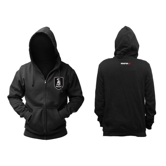Gaya Entertainment Mafia III "223rd" Black Zip-Up Men's Hoodie, Large Male