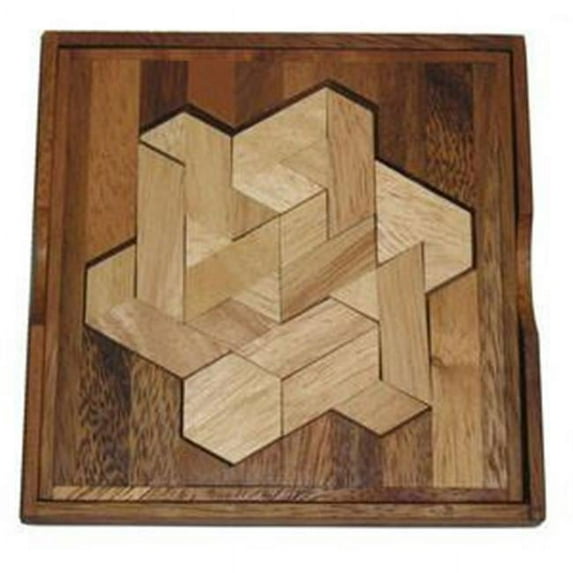 Gaya Game 655 Star of Davis Tangram Game Board