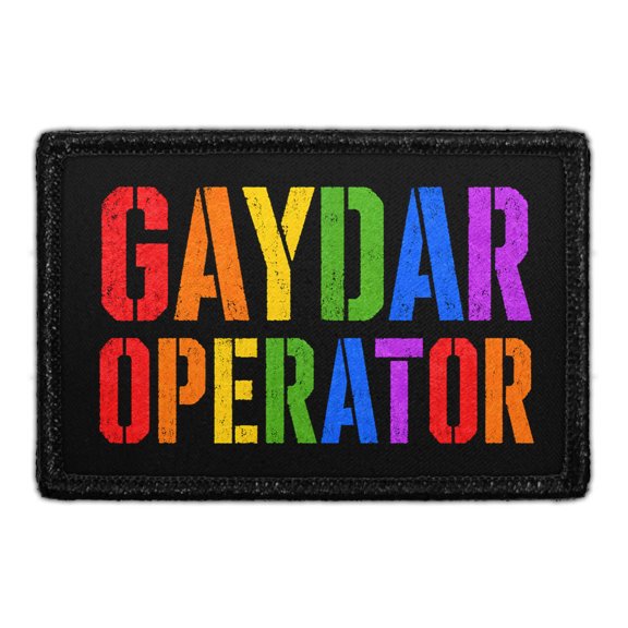 Gaydar Operator - Removable Patch
