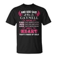 thumbnail image 1 of Gaynell Name And God Said Let There Be Gaynell TShirt, 1 of 6