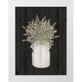 thumbnail image 1 of Gaynor, Janice 12x14 White Modern Wood Framed Museum Art Print Titled - Herbs on Black Wood I, 1 of 4