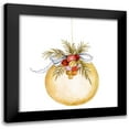 thumbnail image 1 of Gaynor, Janice 15x15 Black Modern Framed Museum Art Print Titled - Holiday Ornament I, 1 of 5