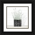 thumbnail image 1 of Gaynor, Janice 15x15 Black Ornate Wood Framed with Double Matting Museum Art Print Titled - Lavender In Modern Pot I, 1 of 4