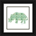 thumbnail image 1 of Gaynor, Janice 20x20 Black Ornate Wood Framed with Double Matting Museum Art Print Titled - French Wild II, 1 of 4