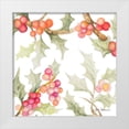 thumbnail image 1 of Gaynor, Janice 26x26 White Modern Wood Framed Museum Art Print Titled - Watercolor Holly II, 1 of 4