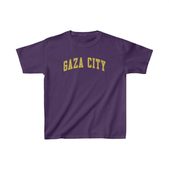 Gaza City Palestine Kids Shirt Gifts Youth Tee Tshirt
