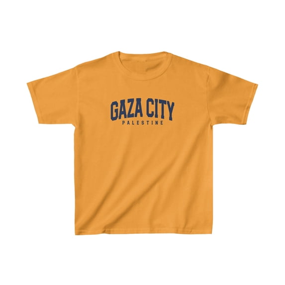 Gaza City Palestine Kids Shirt Gifts Youth Tee Tshirt