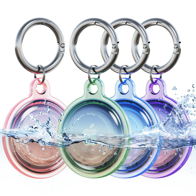 (Gazdag)Compatible with AirTag Case Keychain Air Tag Case Holder Silicone  AirTags Key Ring Cases Air Tags Key Chain Compatible with AirTag GPS Item
