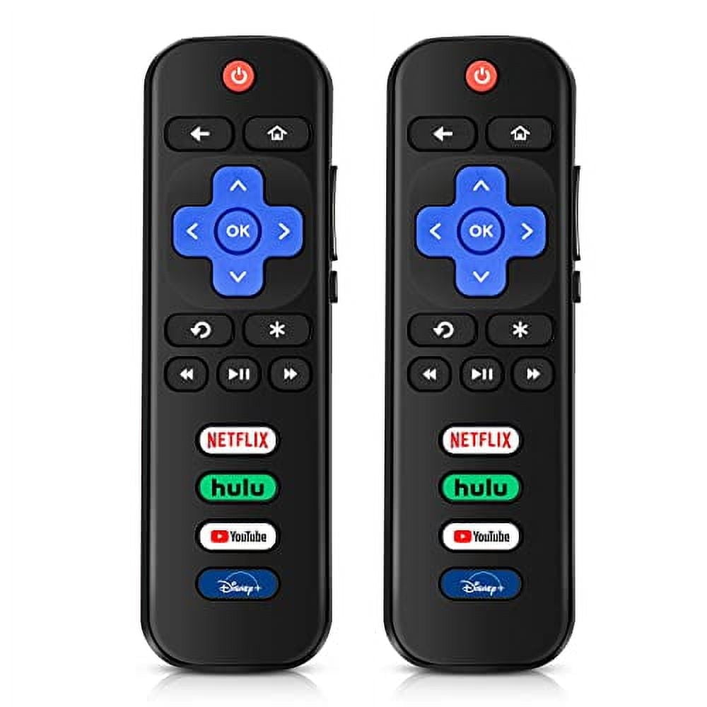 Gazdag Replacement Remote, Roku Compatible, TCL Hisense Onn TVs, 2-Pack ...