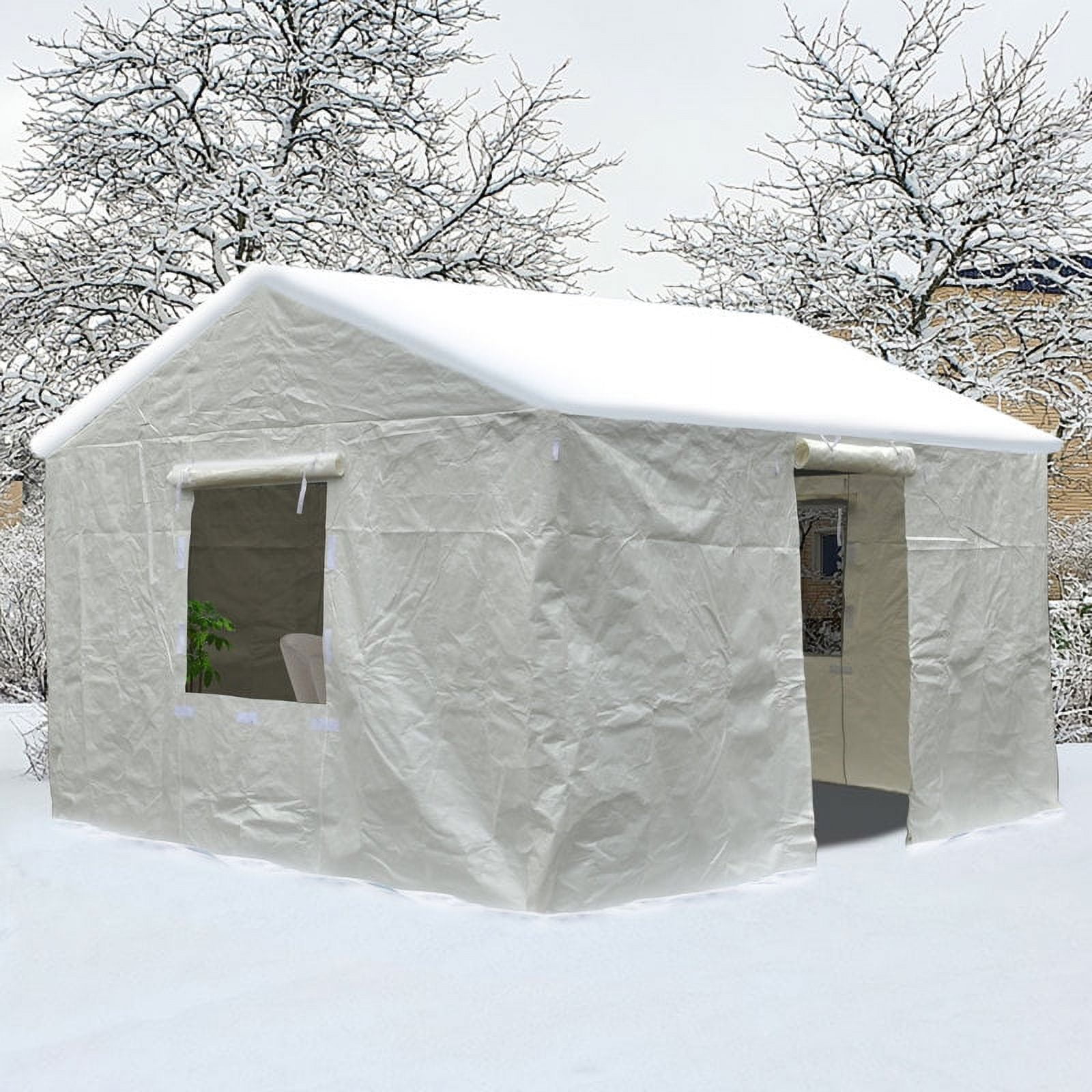 Domi Outdoor Living Universal Winter Gazebo Cover 12'x14', Hardtop