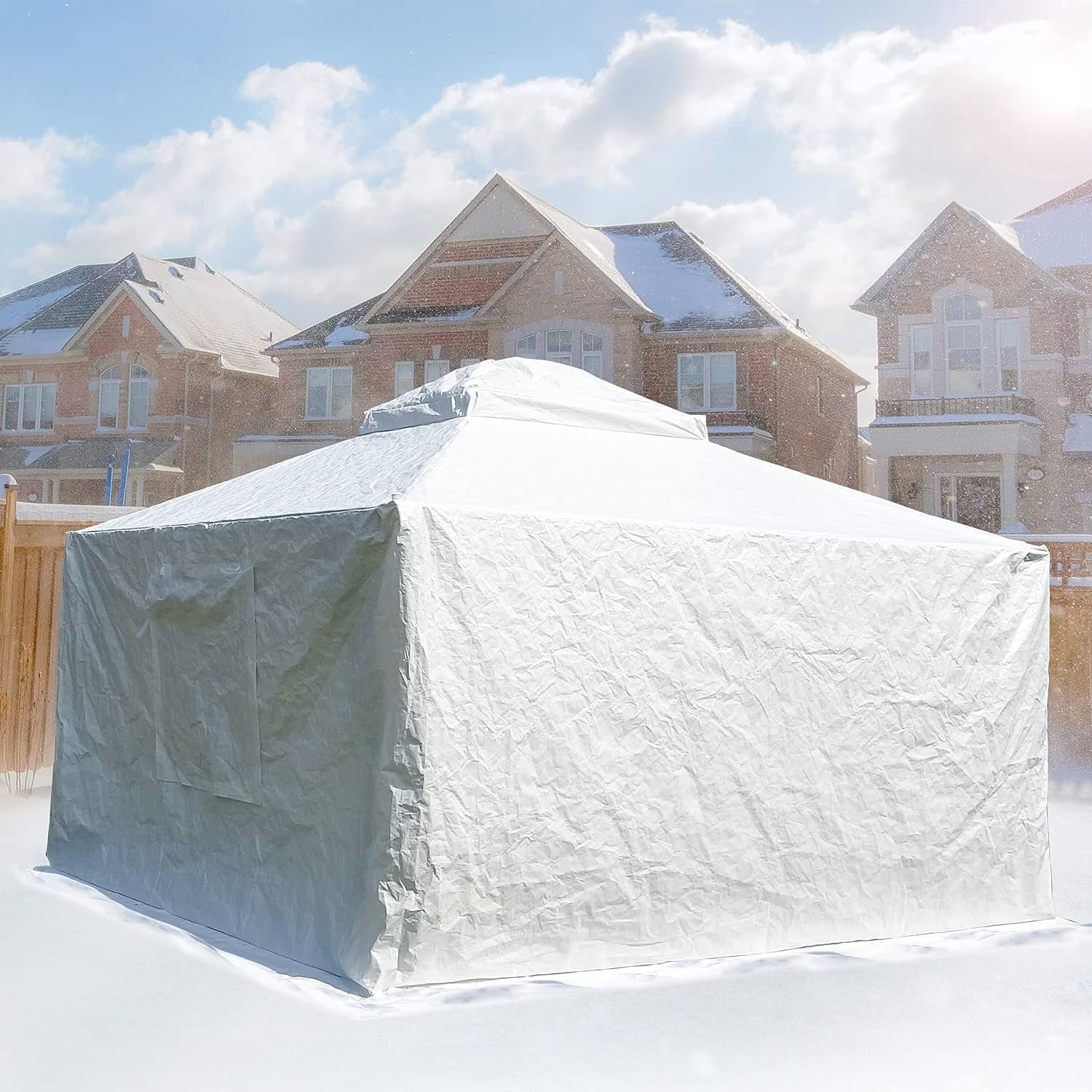 Gazebo Accessories 12' x 16' Double Roof Universal Winter Gazebo Cover