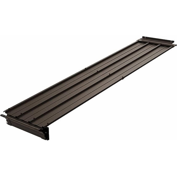 Gazebo Connector Kit for 12ft Wide Wall-Mounted Gazebos, Heavy-Duty Steel Expansion Linker, Rustproof, Easy Install, Fits 12'x20' Lean-To Models, Brown