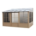 thumbnail image 1 of Gazebo Penguin Florence 10’ x 12’ Wall-Mounted, Heavy-Duty Aluminum Frame with UV Protection, 1 of 8