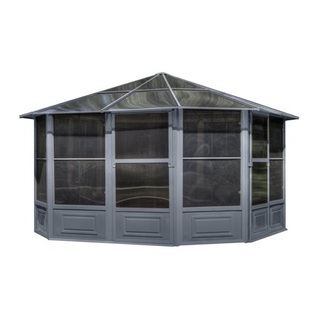 Gazebo Penguin Florence 12’ x 12’ Hardtop Solarium Gazebo, Heavy-duty aluminum frame