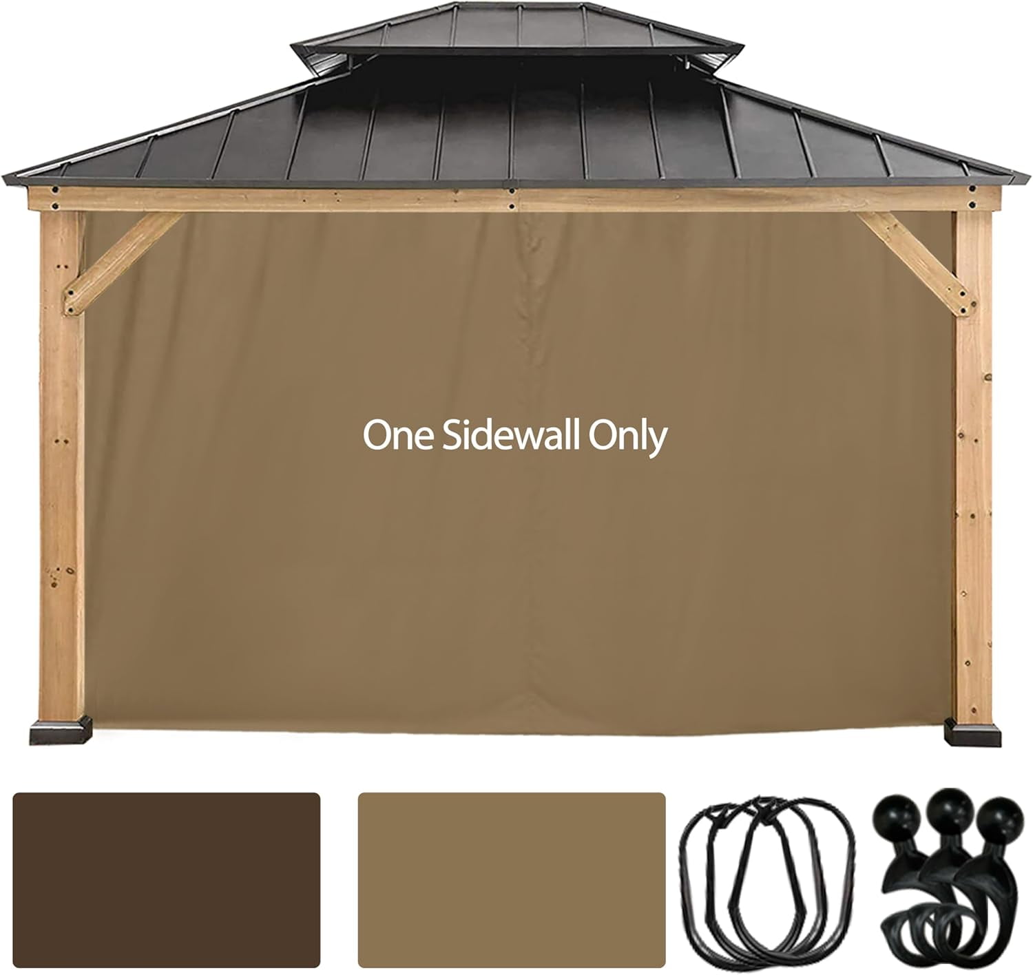 Gazebo Pergola Canopy Panel Sidewalls Replacement 10ft Gazebo Pergola ...