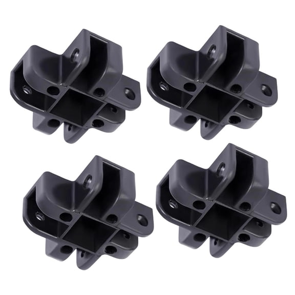 Gazebo Pop-Up Canopy Centre Connector Plastic 4-Way Fits 34×34Mm Tubes 4-Pack
