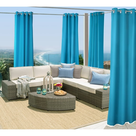 Outdoor Decor Gazebo Grommet Outdoor Curtain Panel