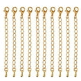 thumbnail image 1 of Gazechimp 10 Pcs Necklace Extenders,Alloy Chain Extender for Necklace, Bracelet Extender Jewelry Chain Extenders for Necklace Bracelet Anklet,2.95inch,Gold, 1 of 6