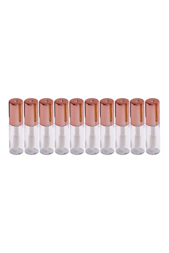 10 Pieces Tubes Containers Tubes for Women Girls Rose Gold