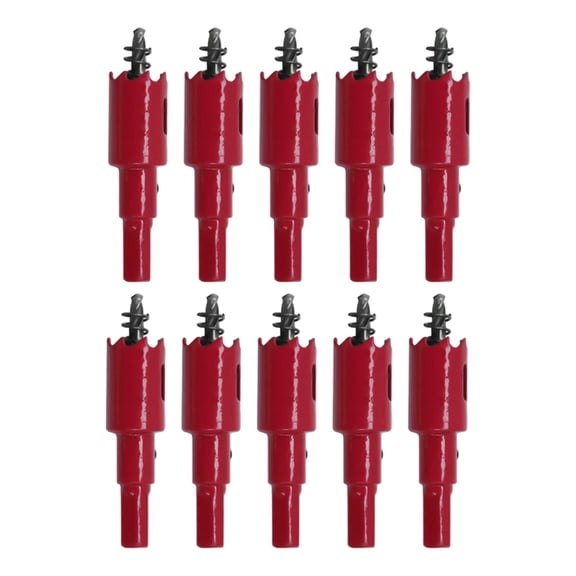 Gazechimp 10Pcs Hole Drill Bit,Drill Cutter Tool ,Accurate Drill Drill Bit for Plasterboard Compressed Wood 20mm