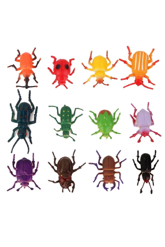 12Pcs Fake Beetles Pretented