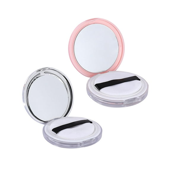Gazechimp 2 Pieces Compact Powder Container 5G Accessories Portable Makeup Powder Case