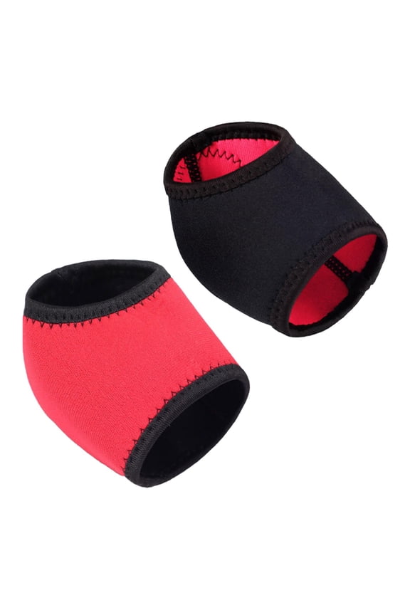 2 Pieces Heel Protectors Comfortable Heel Socks for Jogging Walking Standing L