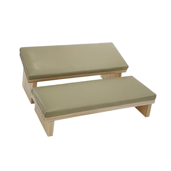 Gazechimp 2 Pieces Nail Arm Rest Non Slip Manicure Hand Pillow for Foot Hands Spa Salon Green