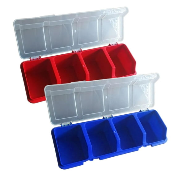 Gazechimp 2 Pieces Screw Organizer Storage Bins Containers for Nuts Nails Bolts Garage
