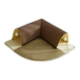 Gazechimp 2 in 1 Cat Tunnel Bed Hideout with Removable Washable Mat Cat