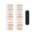 thumbnail image 1 of Gazechimp 20 Pieces Full Nail Wraps Beauty Nail Gel Polish Strips for Home Women Girls Nude, 1 of 8