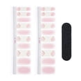 thumbnail image 1 of Gazechimp 20 Pieces Full Nail Wraps Beauty Nail Gel Polish Strips for Home Women, 1 of 8