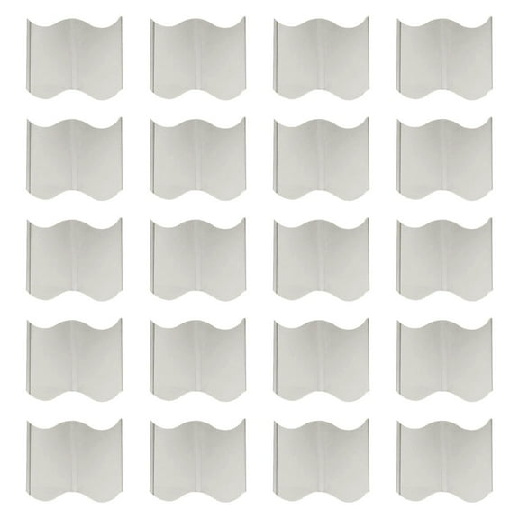 Gazechimp 20 Pieces Garden Edging Border DIY Garden Fence Border for Flower Bed Garden White