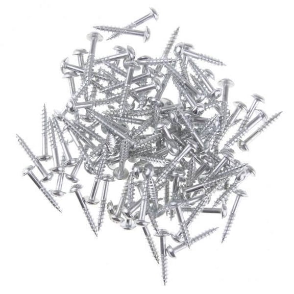 Gazechimp 2x100Pcs High Strength Hole Oblique Self-tapping Screw For Pocket Hole Jig 2 Pcs
