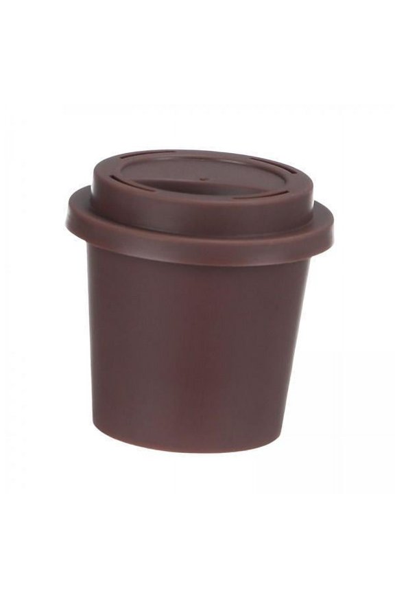 2xMakeup Sponge Holder Egg Sponge Drying Stand Breathable for Home Travel Dark brown 2 Pcs