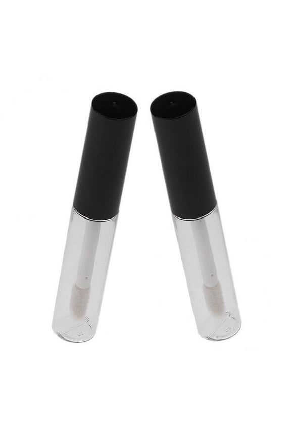 3x2 Pieces 4ml Clear Empty Lipstick Lip Oil Lip Gloss Tubes Lip Balm Bottles 3 Pcs