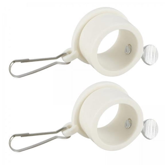 Gazechimp 3x2pcs Rotate Flag Pole Mounting Rings Grommet Clip 1.15inch 3 Pcs