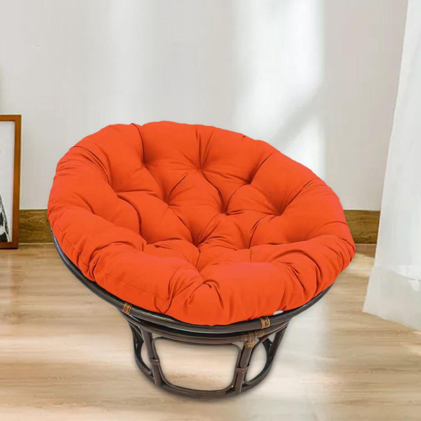 Gazechimp 40cm Swing Hanging Chair Cushion, Egg Chair Cushion for Indoor, Outdoor, Garden, Orange