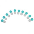 thumbnail image 1 of Gazechimp 4x10x Screw Top Contact Lens Case Holder Container Soaking Storage Blue 4 Pcs, 1 of 8