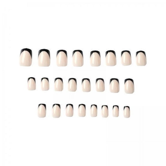 Gazechimp 4x24 Pieces French False Fake Nails Press on Nails for New Year Wedding Dating