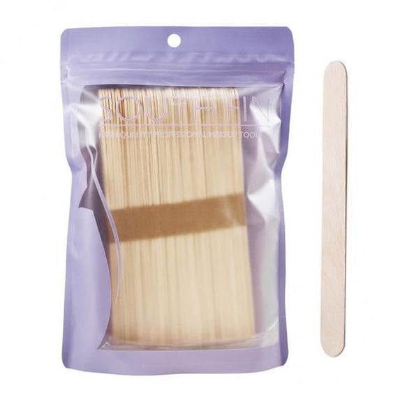 Gazechimp 4x50 Pcs Wooden Hair Removal Sticks Applicator ing Beans Spatulas