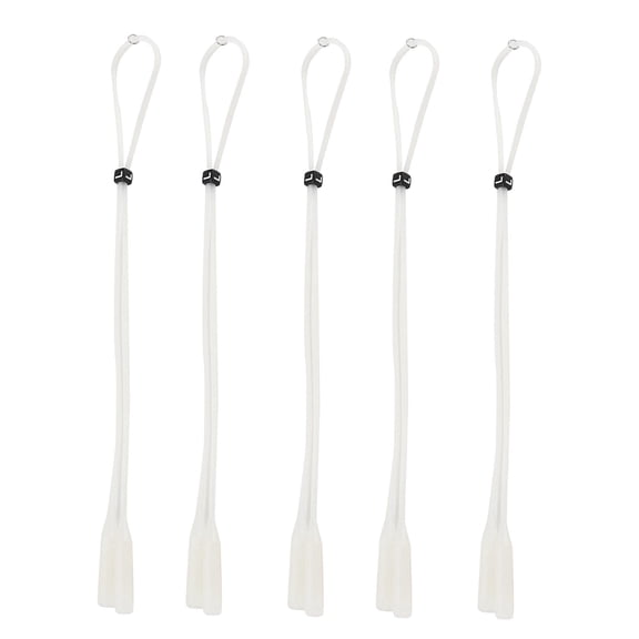 Gazechimp 5 Pieces Glasses Strap Glasses Rope Sunglasses Strap for Sports Hanging Neck White