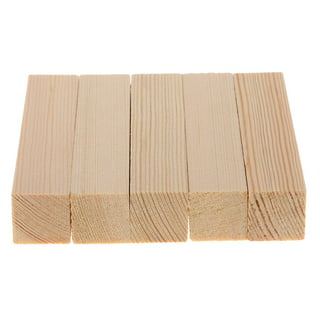 Balsa Wood Sticks 1/8 x 1/8 x 12 inch Hardwood Square Dowels Unfinished Wooden Strips for DIY Molding Crafts Projects Making