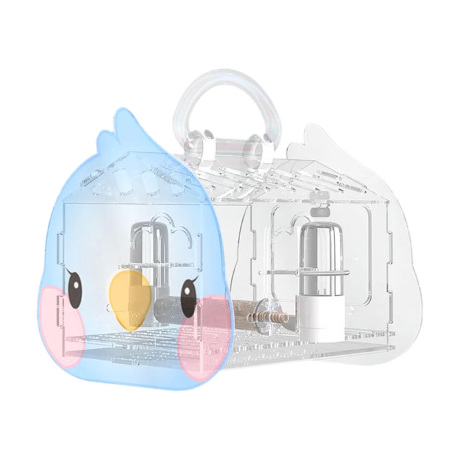 Photo inspiration: Visual Reference: Gazechimp Acrylic Bird Cage Easy To Clean Bird Travel Cage