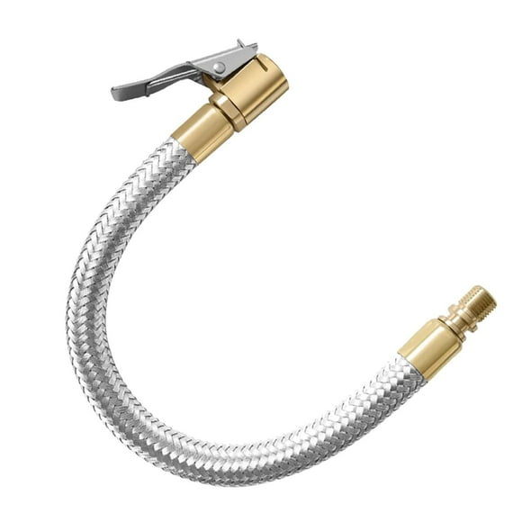Gazechimp Air Pump Extension Hose High Pressure 10cm for Bicycles Truck Motorcycle no deflation
