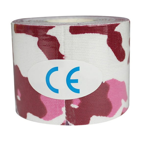 Gazechimp Athletic Sport Tape Breathable Waterproof Cohesive Wrap for Wrists Knee Body Pink